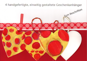 Päcklianhänger Herz