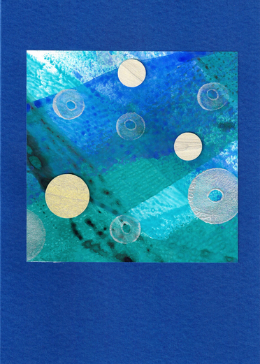 Karte "Kreise" marineblau