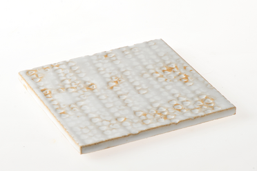 Quadrato mit Herzchen "weiss"  Untersetzer aus Keramik